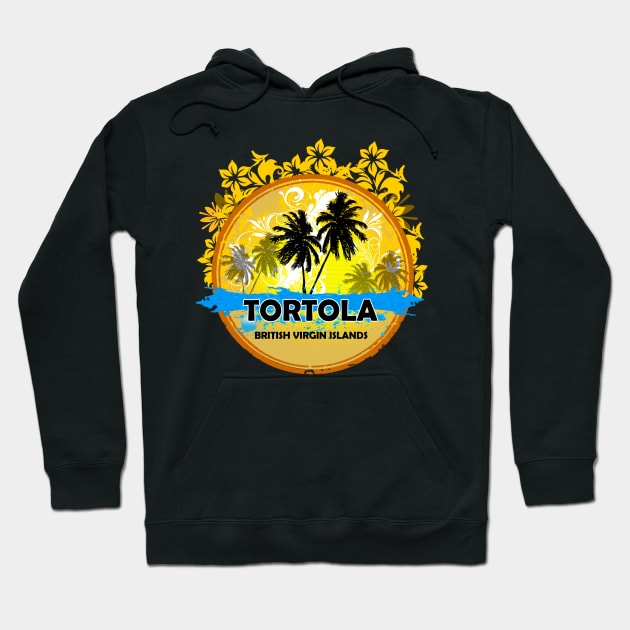 Tortola Summer Paradise Hoodie by dejava